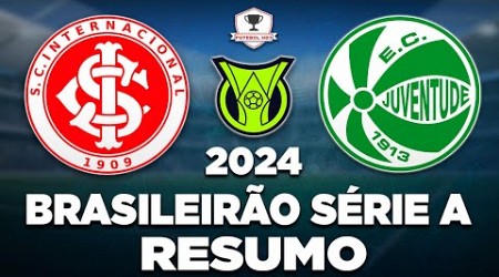 INTERNACIONAL 2 x 1 JUVENTUDE AO VIVO | BRASILEIRÃO SÉRIE A 2024 | 6ª RODADA | NARRAÇÃO