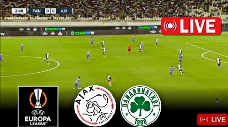 Ajax vs Panathinaikos Live Football | UEFA Europa League Qualified 2024 | Full Match Streaming