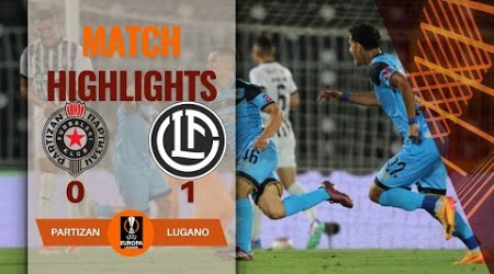 PARTIZAN 0 1 LUGANO UEFA EUROPA LEAGUE HIGHLIGHTS | 08-08-2024