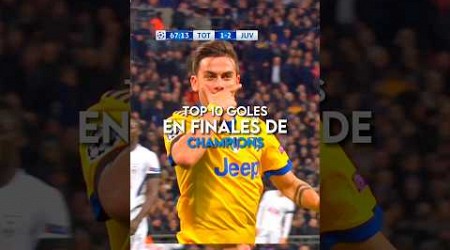 Los 10 MEJORES goles en FINALES de champions 