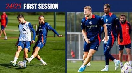 De Ligt &amp; Mazraoui&#39;s First Training Session 