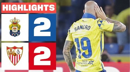 UD LAS PALMAS 2 - 2 SEVILLA FC | RESUMEN LALIGA EA SPORTS