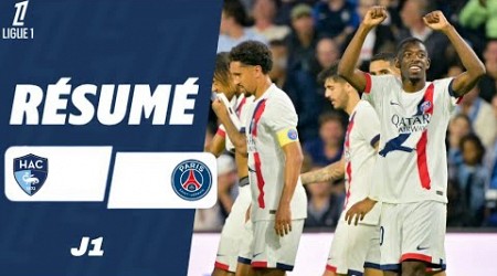 Le Havre PSG | 1-4 | Le Résumé | Ligue 1 2024-25 | psg le havre