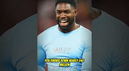 Micah Richards on turning down 100k a week contract 