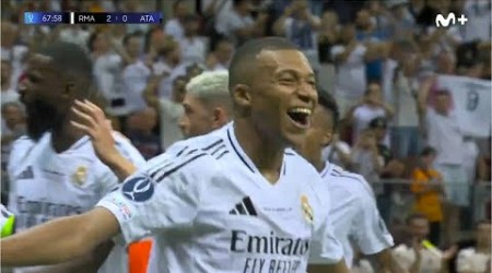 REAL MADRID 2-0 ATALANTA (PRIMER GOL DE MBAPPE) FINAL SUPERCOPA DE EUROPA - DjMaRiiO