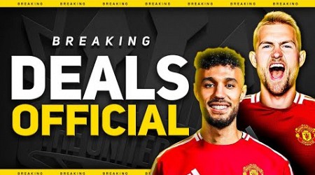 OFFICIAL! Matthijs DE LIGT &amp; Noussair MAZRAOUI SIGN For MANCHESTER UNITED!