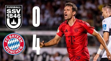 First competitive win of the new season | SSV Ulm vs. FC Bayern 0-4 | DFB-Pokal