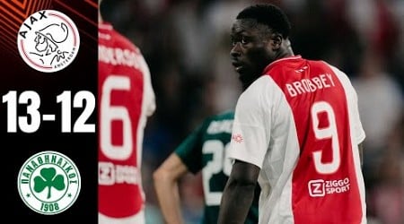 ajax vs panathinaikos 13-12 penalty shootout HIGHLIGHTS 2024/2025, ajax panathinaikos,