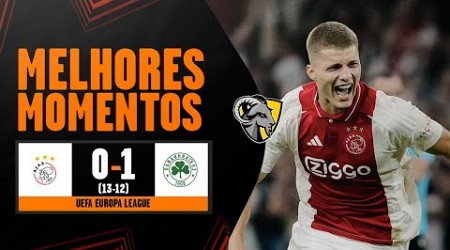 JOGÃO ENTRE AJAX X PANATHINAIKOS ACABOU NOS PÊNALTIS l MELHORES MOMENTOS