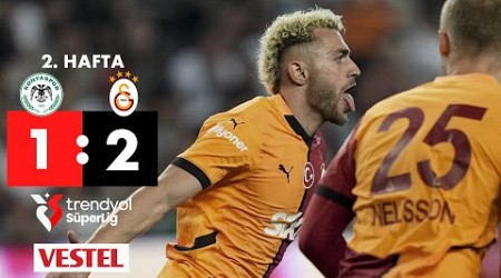 Vestel | Konyaspor (1-2) Galatasaray - Highlights/Özet | Trendyol Süper Lig - 2024/25