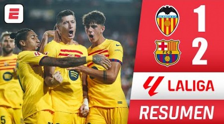 BARCELONA GANÓ 2-1 con DOBLETE de LEWANDOWSKI vs VALENCIA. Comienza la era HANSI FLICK | La Liga