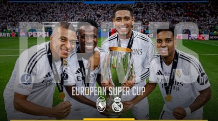 BTS with the UEFA Super Cup CHAMPIONS | Real Madrid 2-0 Atalanta