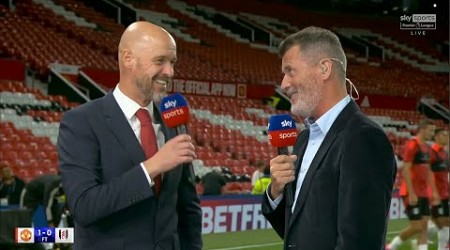 Man United vs Fulham 1-0 Roy Keane Go Crazy reacts to Ten Hag 