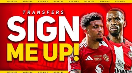 Sancho WANTS PSG Transfer! Ugarte WANTS United! Toney LOAN! Man Utd Transfer News