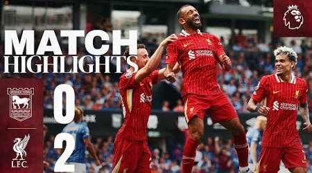 HIGHLIGHTS: Jota Goal &amp; Salah Opening Day Record in Premier League | Ipswich Town 0-2 Liverpool