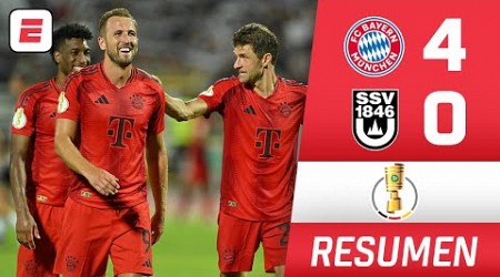 Bayern Munich GOLEÓ 4-0 al ULM con GOLES de Harry Kane, Müller y Coman | Resumen | Copa Alemana