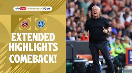 FIGHT BACK! | Sheffield United v QPR extended highlights