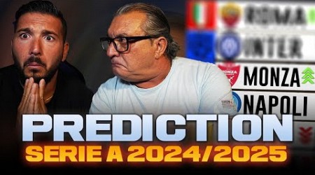 LA NOSTRA PREDICTION DELLA SERIE A 2024/2025 INCREDIBILE