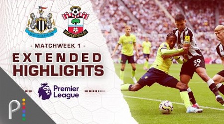 Newcastle United v. Southampton | PREMIER LEAGUE HIGHLIGHTS | 8/17/2024 | NBC Sports