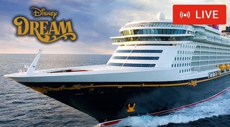 SHIPS TV - Disney Dream 3 more ships Departing Port of Southampton (LIVE)