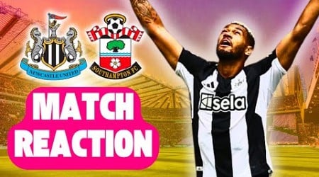 10 BEAT 12!!!!!!! NEWCASTLE 1-0 SOUTHAMPTON