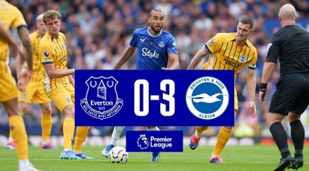 EVERTON 0-3 BRIGHTON | Premier League highlights