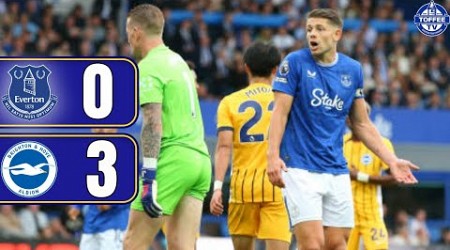 Everton 0-3 Brighton And Hove Albion | Gwladys Street Reaction