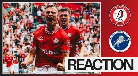 Scott Twine reacts to his late winner! | Bristol City 4-3 Millwall