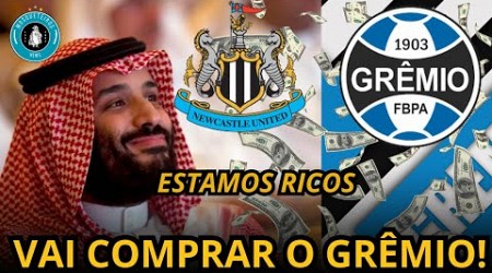 MUITA GRANA! DONO DO NEWCASTLE VAI INVESTIR PESADO NO IMORTAL! NOTÍCIAS DO GRÊMIO HOJE!