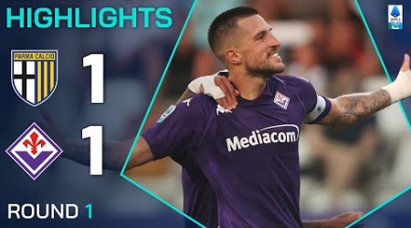 PARMA-FIORENTINA 1-1 | HIGHLIGHTS | Biraghi rescues a point with a screamer | Serie A 2024/25