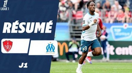 Brest Marseille | 1-5 | Le Résumé | Ligue 1 2024-25 | om brest