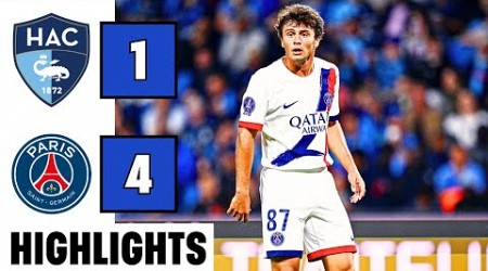 Le Havre Vs PSG 1-4 | EXTENDED HIGHLIGHTS | Ligue 1 2024-25 | PSG Resume