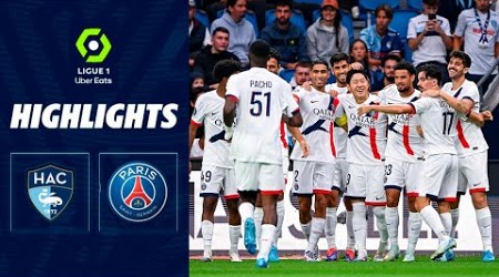 Le Havre vs PSG 1-4 Résumé et Buts - Ligue 1 2024/2025