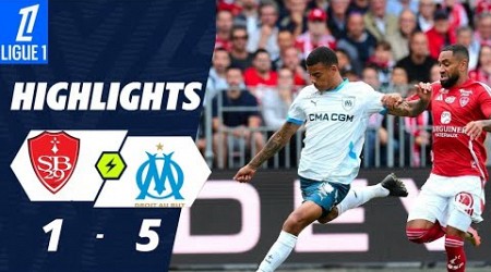 Brest vs Marseille 1-5 HIGHLIGHTS | Ligue 1 2024/25 | Match Highlights