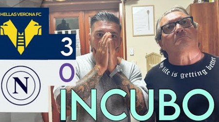 INCREDIBILE!!! VERONA-NAPOLI 3-0 SIAMO IN UN INCUBO