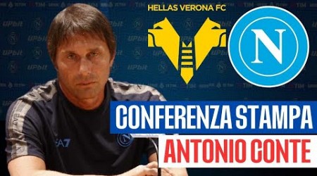 CONTE in conferenza stampa per Verona-Napoli 