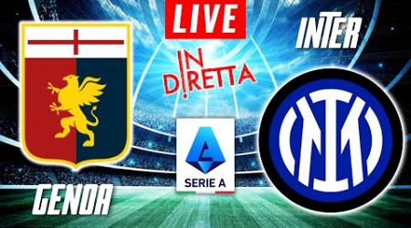 GENOA VS INTER MILAN LIVE | ITALIAN SERIE A FOOTBALL MATCH IN DIRETTA | TELECRONACA