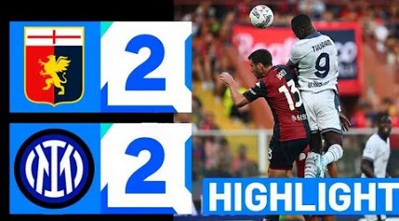 Genoa VS Inter Milan 2-2 | All Goals | Extended Highlights | Serie A 2024