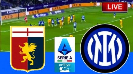 Genoa vs Inter Milan | ITALY Serie A 2024 | Football Live Match Today