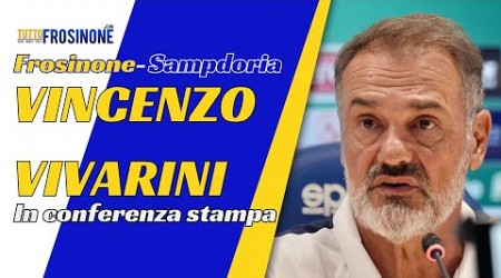 Conferenza stampa Vivarini alla vigilia di Frosinone-Sampdoria - Serie B