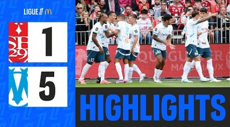 Résumé - STADE BRESTOIS 29 - OLYMPIQUE DE MARSEILLE (1 - 5) - J01 - Ligue 1 McDonald&#39;s 24-25