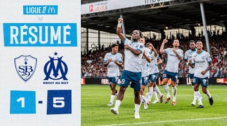 Brest 1-5 OM : Le résumé du match