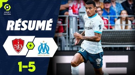 Brest - Marseille 1-5 Résumé Ligue 1 2024