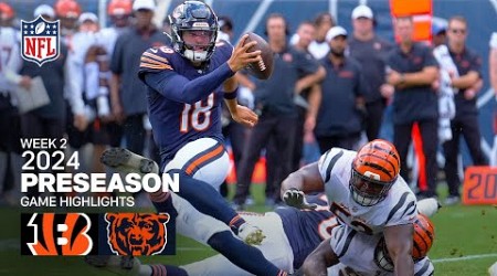 Cincinnati Bengals vs. Chicago Bears | 2024 Preseason Week 2 Game Highlights