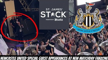 Darren Eales LIVE CHANTS ON STAGE AT NEWCASTLE UNITED’S ST JAMES STACK !!!!!