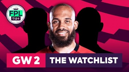 FPL GW2: THE WATCHLIST | Mbeumo Key Without Toney | Gameweek 2 | Fantasy Premier League 2024/25 Tips