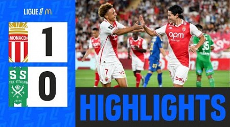 Résumé - AS MONACO - AS SAINT-ÉTIENNE (1 - 0) - J01 - Ligue 1 McDonald&#39;s 24/25