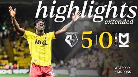 Watford 5-0 MK Dons | Extended Highlights 