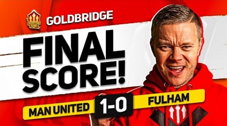 ZIRKZEE WONDER GOAL! MAN UTD 1-0 FULHAM GOLDBRIDGE MATCH REACTION