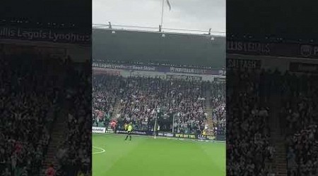 Plymouth Argyle fans celebrating Cissoko goal V Hull City 17/8/24